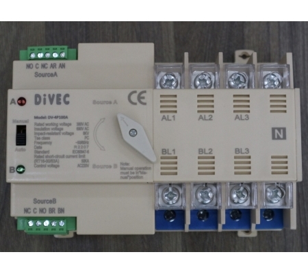 Thiết bị chuyển đổi nguồn tự động 4P - 100A